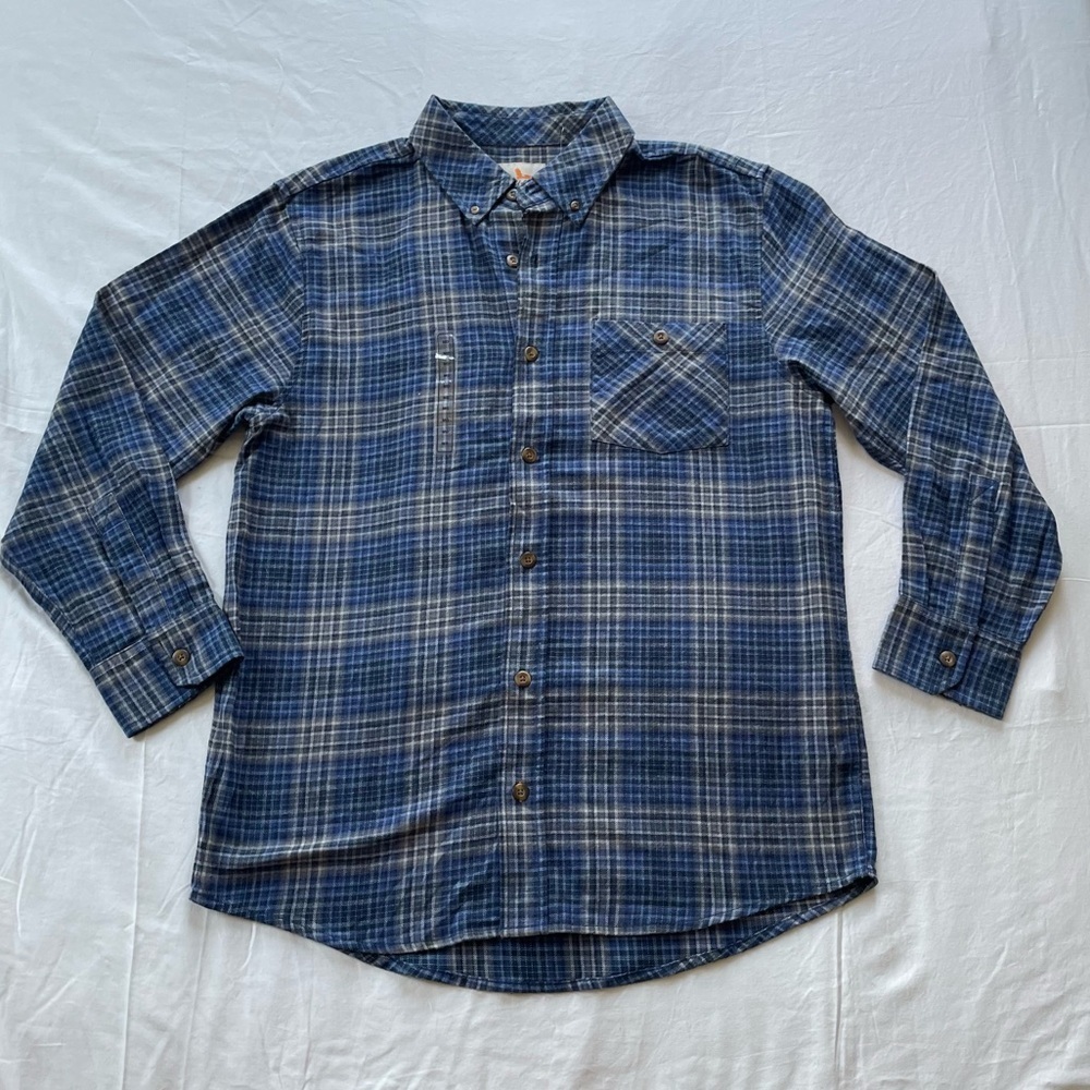 Field & Stream Blue Plaid Men's Shirt